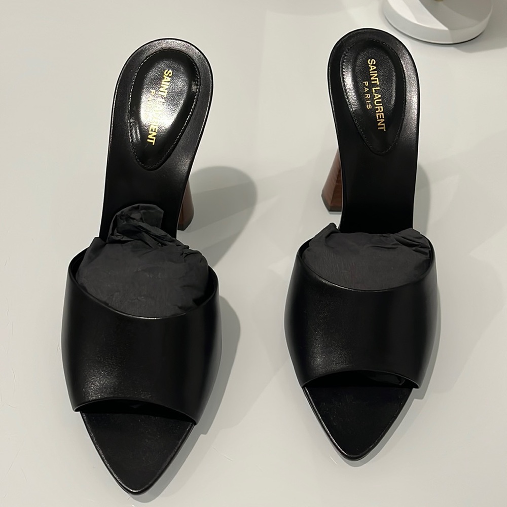 Shoes-Gippy/Saint Laurent/41/black